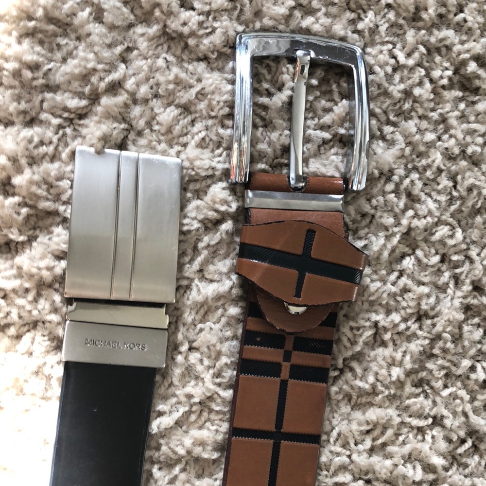 Burberry and Michael kors mens belts - size 32 mens